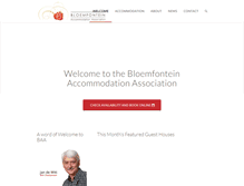 Tablet Screenshot of bloemfonteinaccommodation.co.za
